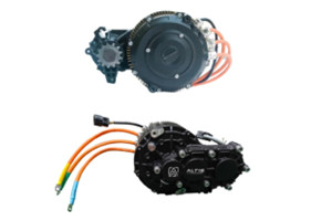 Electric motorcycle motors